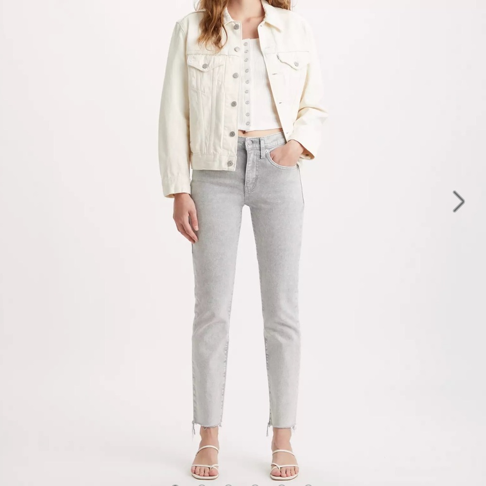 Levi’s high rise slim straight jeans